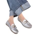 Mocasin Lolita Perla Plata