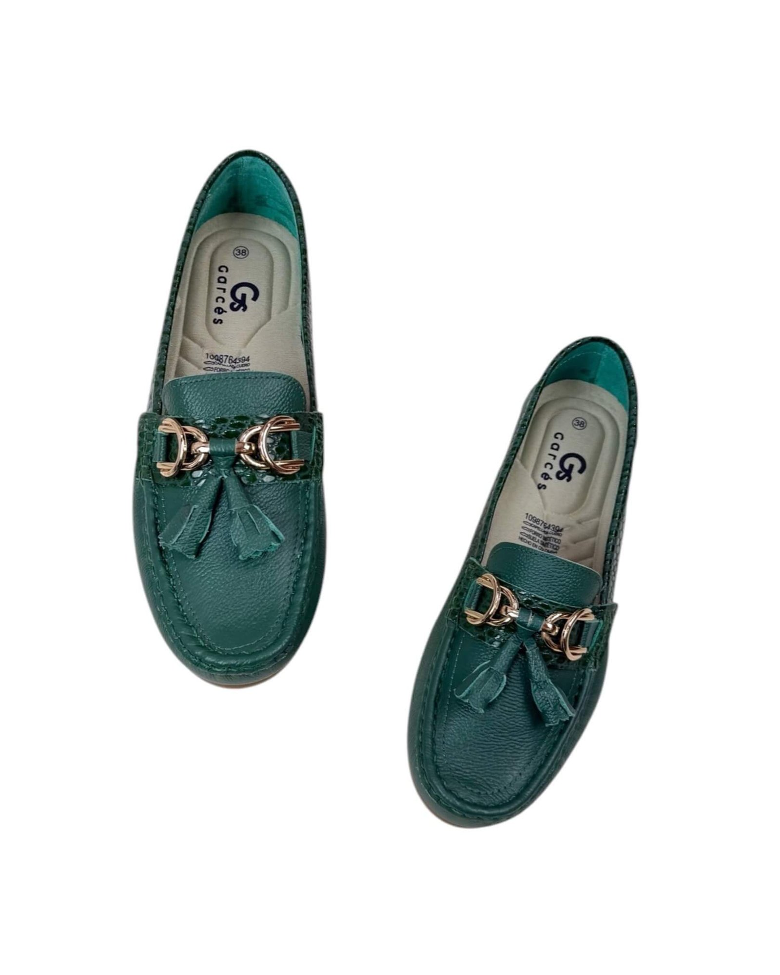 Mocasin Lolita Perla Verde Pino - Image 2
