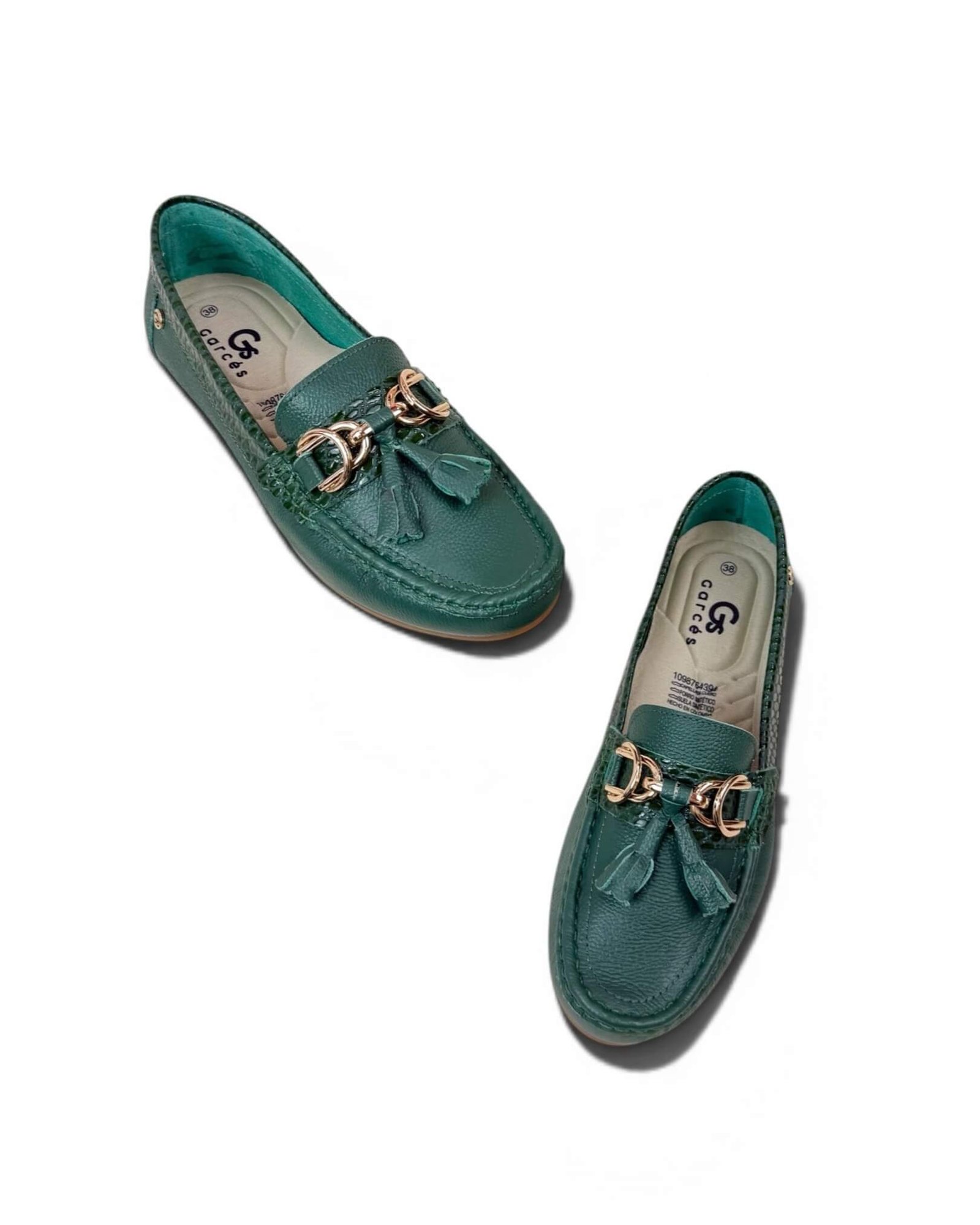 Mocasin Lolita Perla Verde Pino - Image 4