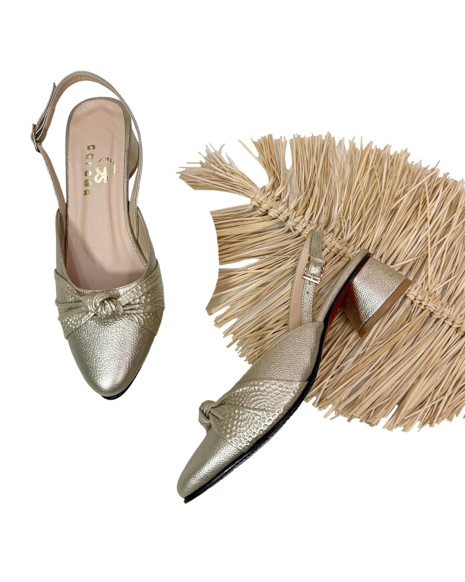 Tacón Camelia Champán - Image 2