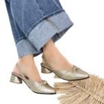 Tacón Camelia Champán