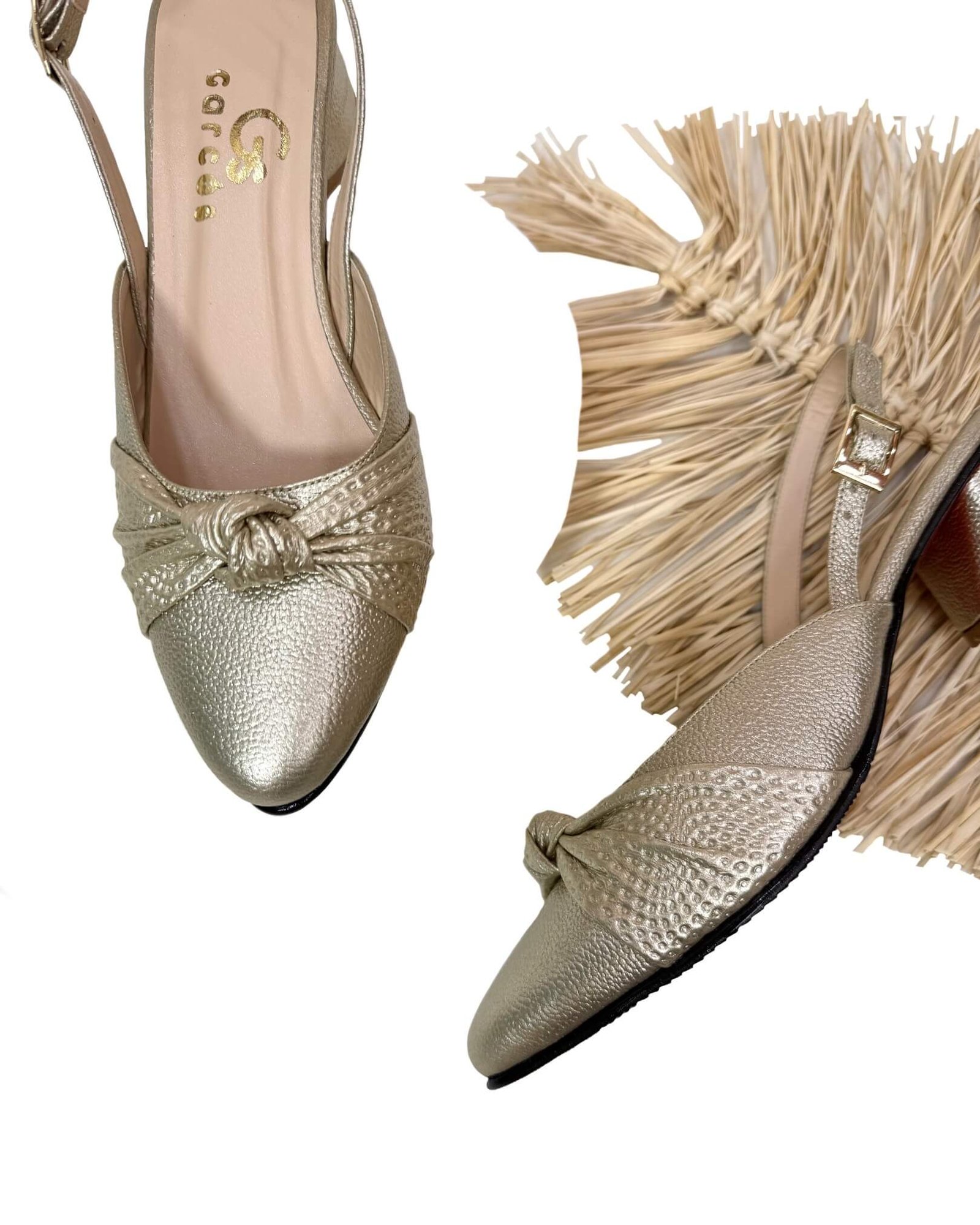 Tacón Camelia Champán - Image 3