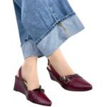 Tacón Celine Vinotinto