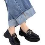 Mocasin Retro Ema Negro