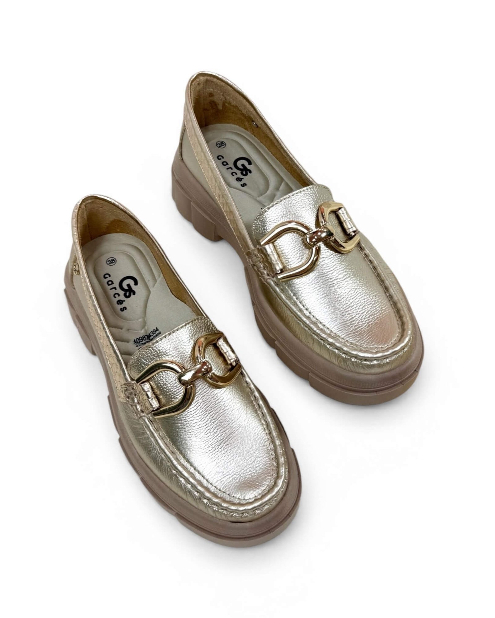 Mocasin Retro Ema Champán - Image 2