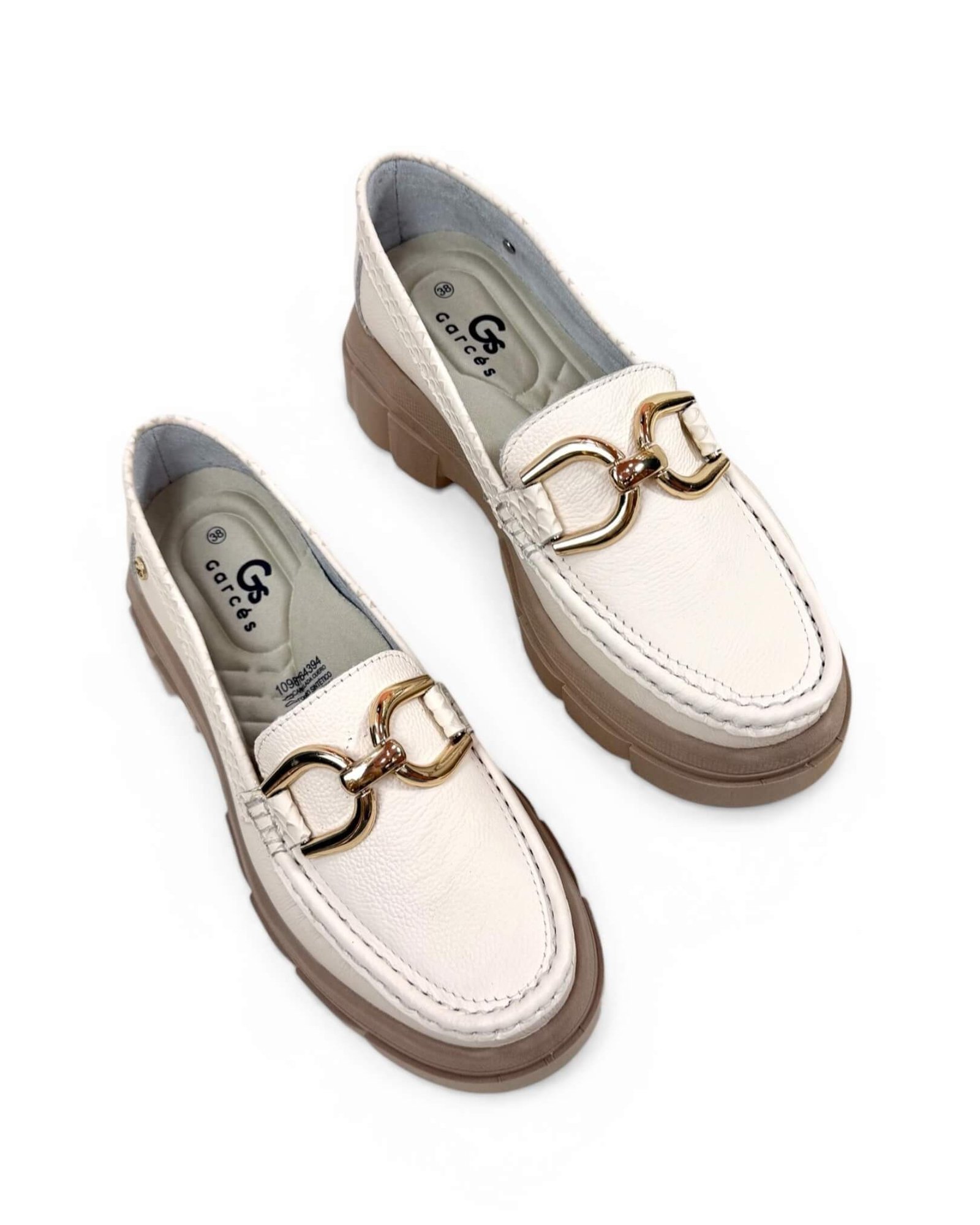 Mocasin Retro Ema Beige - Image 2