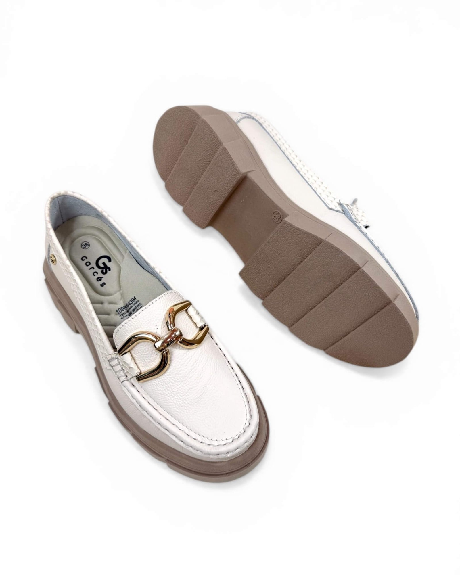 Mocasin Retro Ema Beige - Image 4