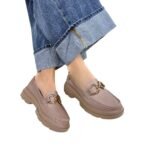 Mocasin Retro Ema Taupe