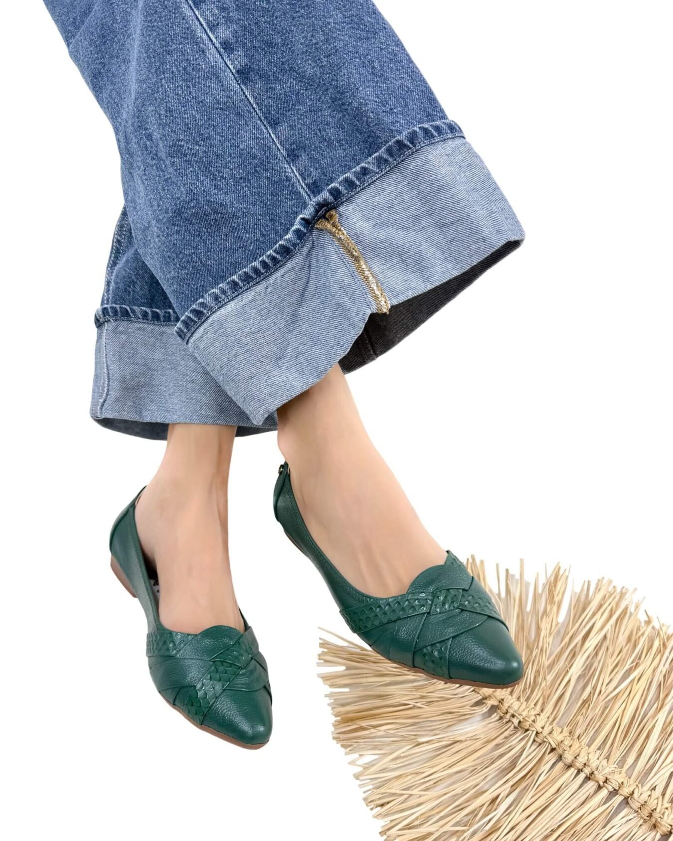 Baleta Jazmin Verde Pino