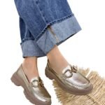 Mocasin Retro Ema Champán