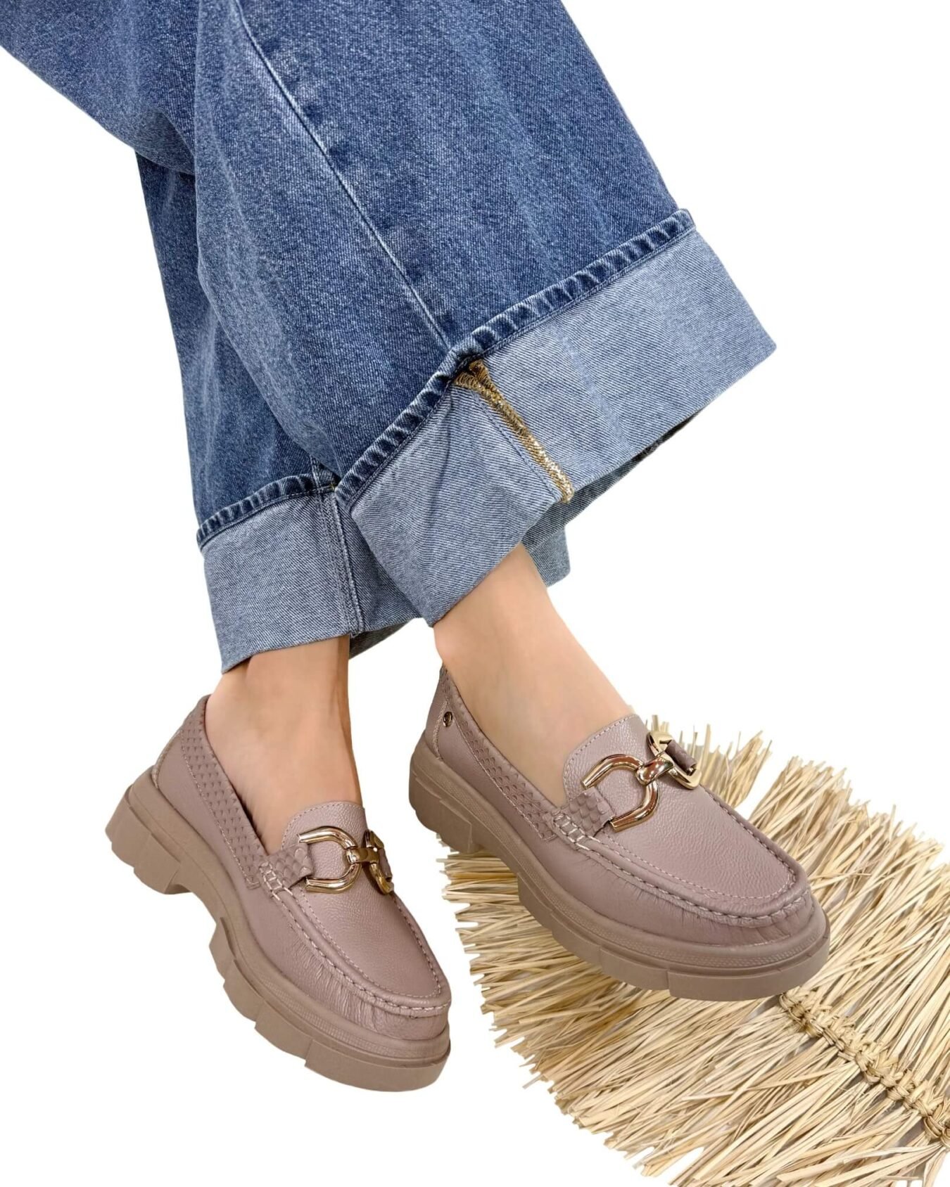 Mocasin Retro Ema Taupe