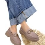 Mocasin Retro Ema Taupe