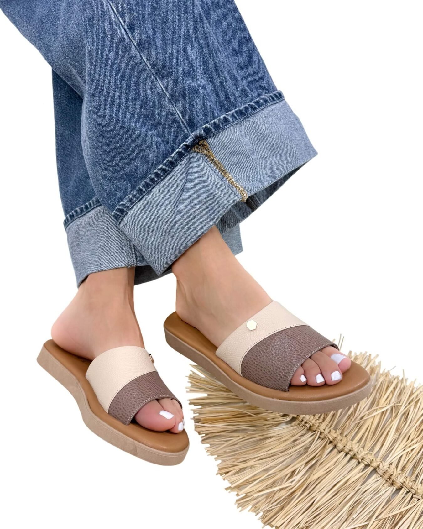 Sandalia Kate Hielo Taupe