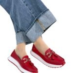 Mocasin Cintia Rojo