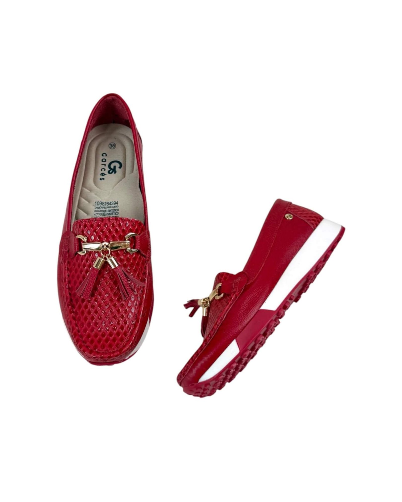 Mocasin Georgina Rojo - Image 2