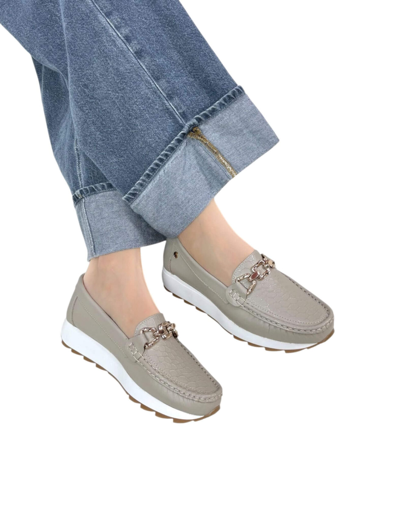 Mocasin Jade Gris