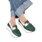 Mocasin Verona Verde x Beige