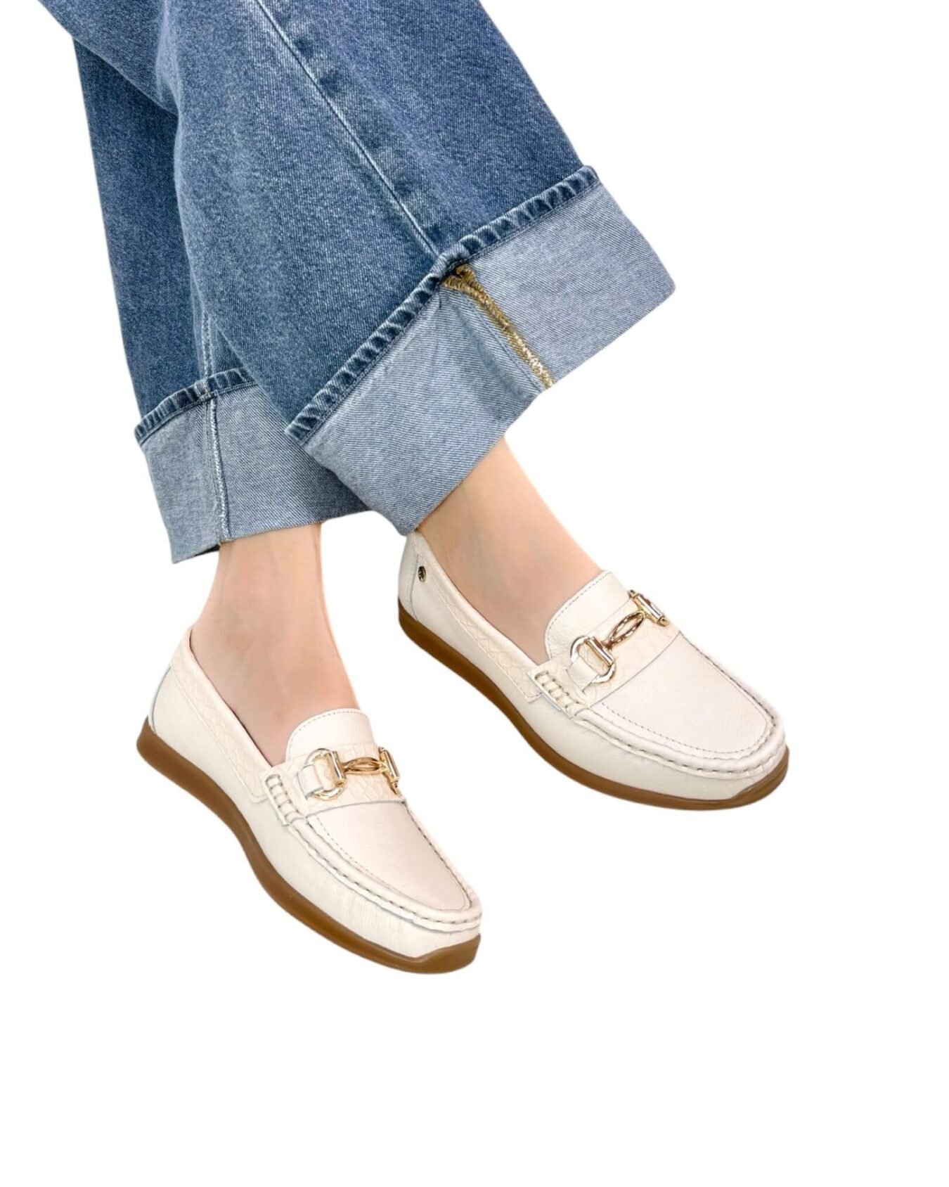 Mocasin Elva Beige