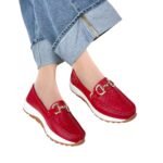 Mocasin Antonella Rojo